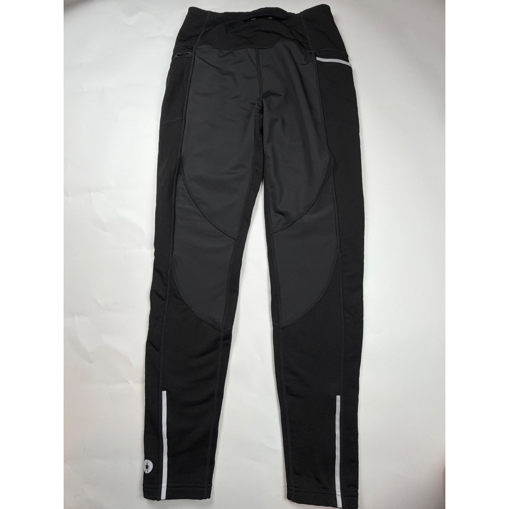 Smartwool PhD Smartloft Active Tights Womens Small Black Merino Wool Leggings